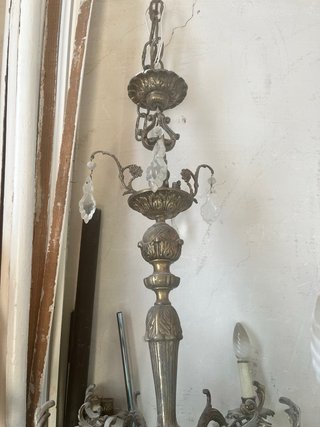 Antigua lámpara araña años 60