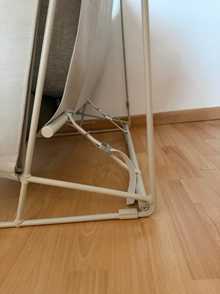 Sillón Zara Home Gris Tela y Metal