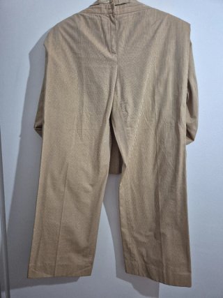 Traje chaqueta 100% algodón T50 Beige