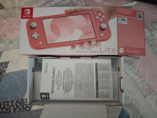 Scatola originale Nintendo Switch Lite Rosa
