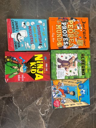 5 libros variados todos a 8,5€