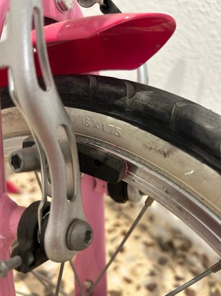 Bicicleta infantil Btwin rosa