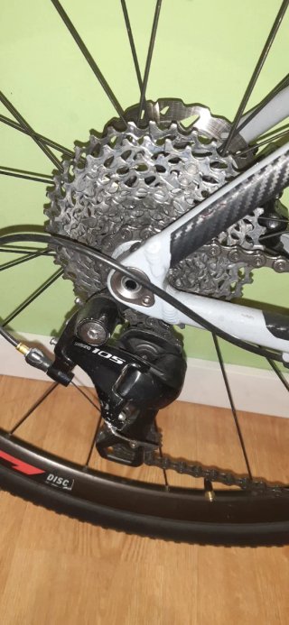 Bicicleta Ciclocross CUBE Gris/Rosa
