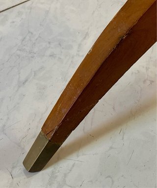 Mesa de Té Árabe Vintage - Latón Labrado y Madera.