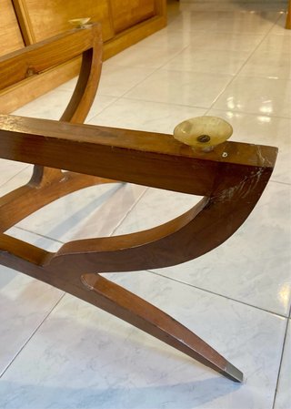 Mesa de Té Árabe Vintage - Latón Labrado y Madera.