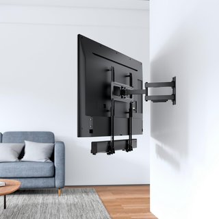 Soporte universal acero para barra sonido