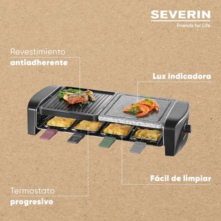 - SEVERIN raclette grill piedra natural plancha
