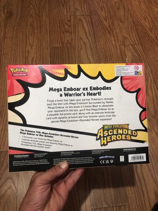 Mega Emboar EX Box Pokémon Ascended Heroes