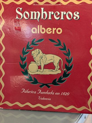 Sombrero Albero Mujer Rojo Sin Estrenar