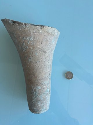 Fragmento romano Itálica marca alfarero