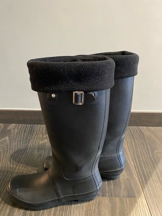 Botas Hunter Negras con Forro Polar 40/41