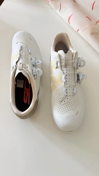 Zapatillas Ciclismo Carretera Sidi Blancas