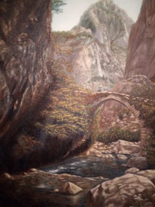Cuadro, óleo original y firmado de 80x65 cms
