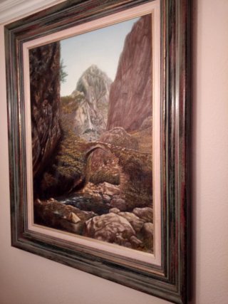 Cuadro, óleo original y firmado de 80x65 cms