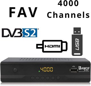 Receptor satélite digital HD con HDMI USB