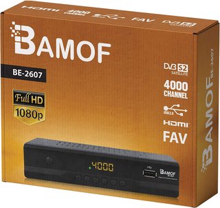 Receptor satélite digital HD con HDMI USB