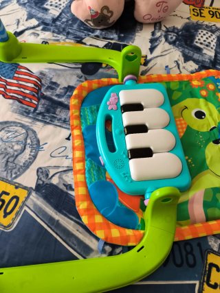 Tapete de juego para bebé con piano