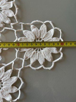 Centrotavola artigianale Pizzo Rumeno - 80x40 cm