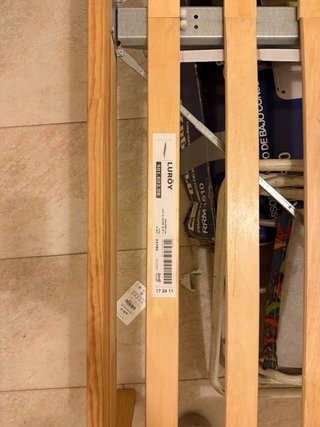Cama Ikea Madera Somier y Colchón