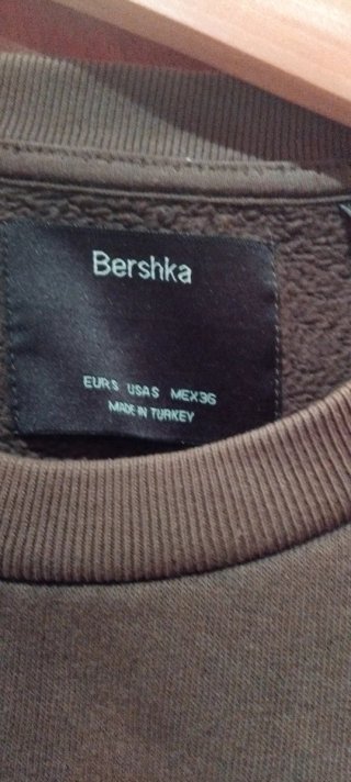 Sudadera verde oliva talla S