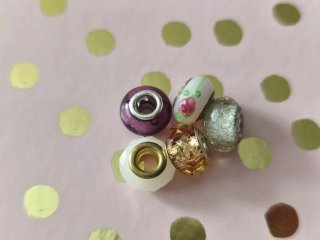 Lote de 5 charms para pulsera Pandora