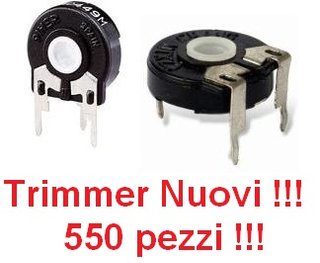 Trimmer Nuovi 550 Pezzi NUOVI