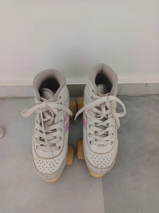 Patines 4 ruedas Oxelo blancos