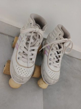 Patines 4 ruedas Oxelo blancos