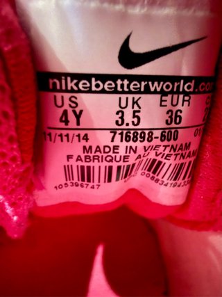 Deportivas Nike rosas. Talla 36. COMO NUEVAS!!