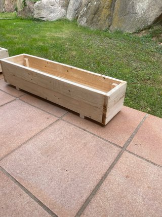 Jardinera de madera
