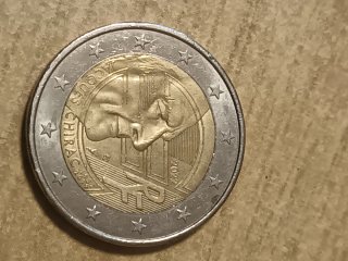 Moneda 2 euros conmemorativa Jacques Chirac