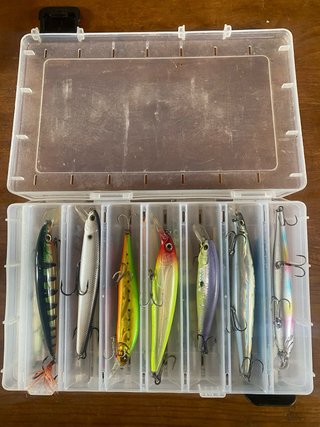 Caja Señuelos Pesca Variados