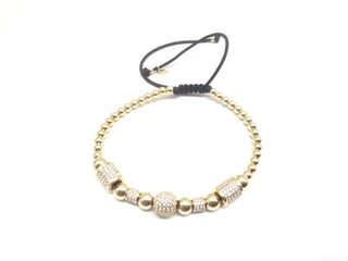 E59679-3 Pulsera Oro 18K Con Circonita