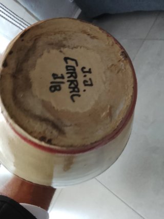 Jarra cerámica Guajara pintada