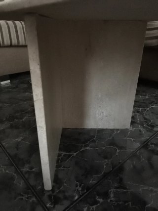 Mesa centro mármol beige
