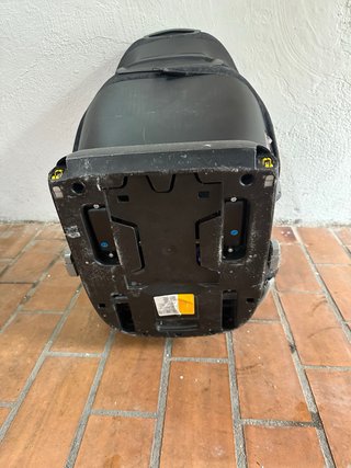 Silla coche elevador niño/a gris