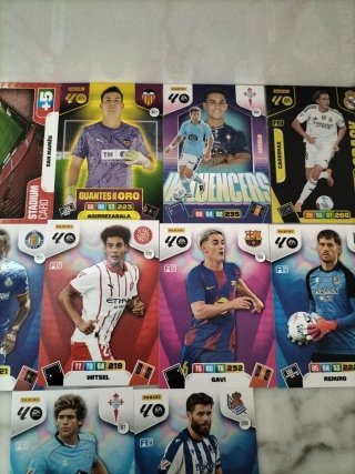 Lote Cromos Fútbol Adrenalyn XL 25/26 y La roja
