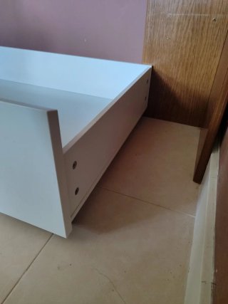Cajones blancos para debajo de la cama