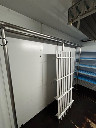Cámara frigorífica con evaporador estático