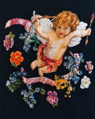 Camisola Dolce & Gabbana preta com anjo