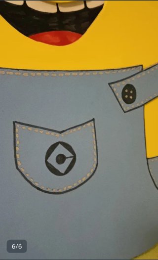 Decoración Minion Goma Eva Habitación Infantil
