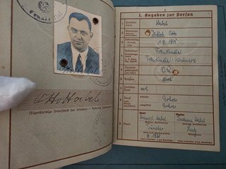 Wehrpass IIWW Tercer Reich permiso 1941 original