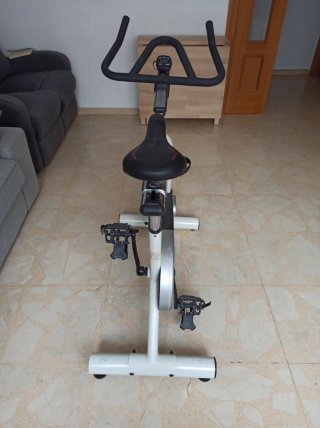 Bicicleta de Spinning Blanca