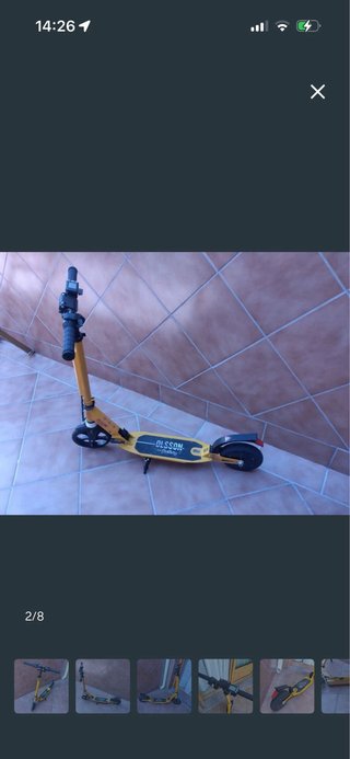 Patinete Eléctrico Olsson Amarillo para niños