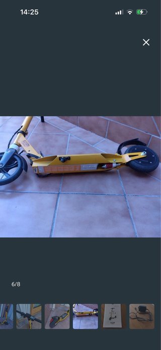 Patinete Eléctrico Olsson Amarillo para niños