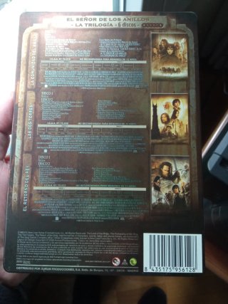 El Señor de los Anillos Trilogía DVD