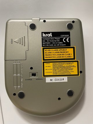 Reproductor CD Portátil KRAL CDP 560 R