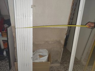 Cancelas extensibles blancas