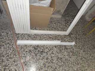 Cancelas extensibles blancas