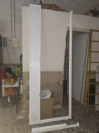 Cancelas extensibles blancas